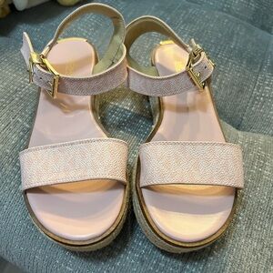 Michael Kors Pink Platform Sandals
